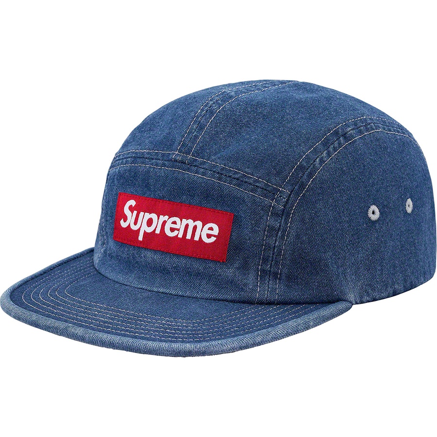 Supreme Washed Chino Twill Camp Cap (SS19) - Denim - $48