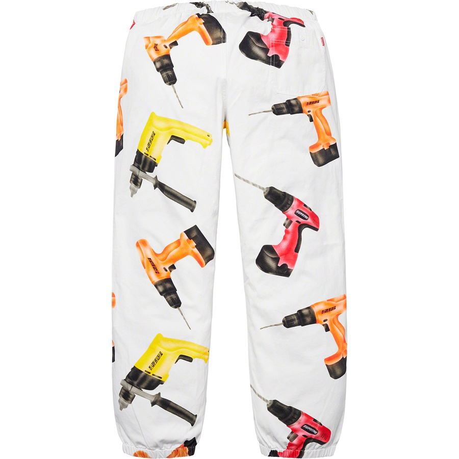 Supreme Drills Skate Pant (SS19) - White - $148