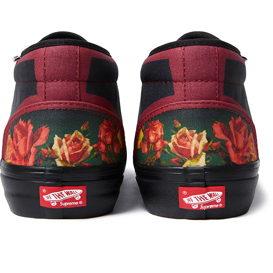 Supreme Supreme Vans Jean Paul Gaultier Floral Print Chukka Pro (SS19) - Cardinal - $118