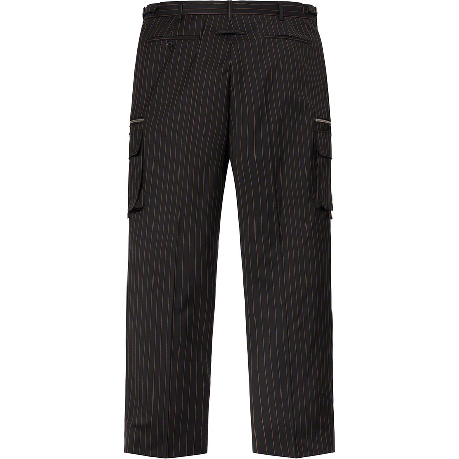 Supreme Supreme Jean Paul Gaultier Pinstripe Cargo Suit Pant (SS19) - Black - $358
