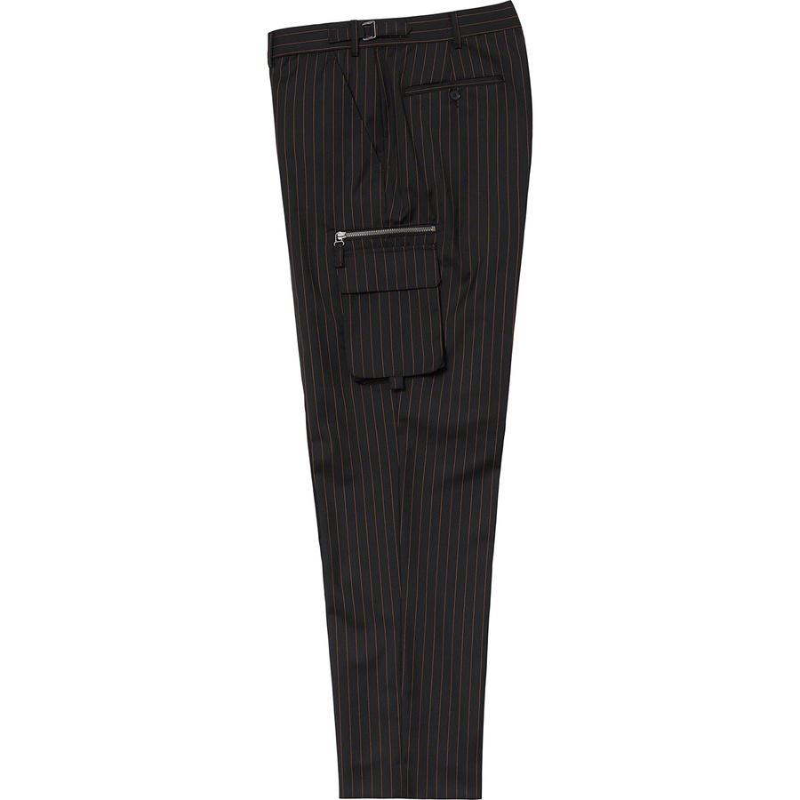 Supreme Supreme Jean Paul Gaultier Pinstripe Cargo Suit Pant (SS19) - Black - $358