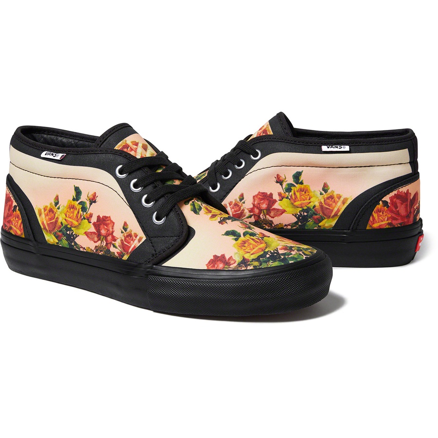 Supreme Supreme Vans Jean Paul Gaultier Floral Print Chukka Pro (SS19) - Black - $118