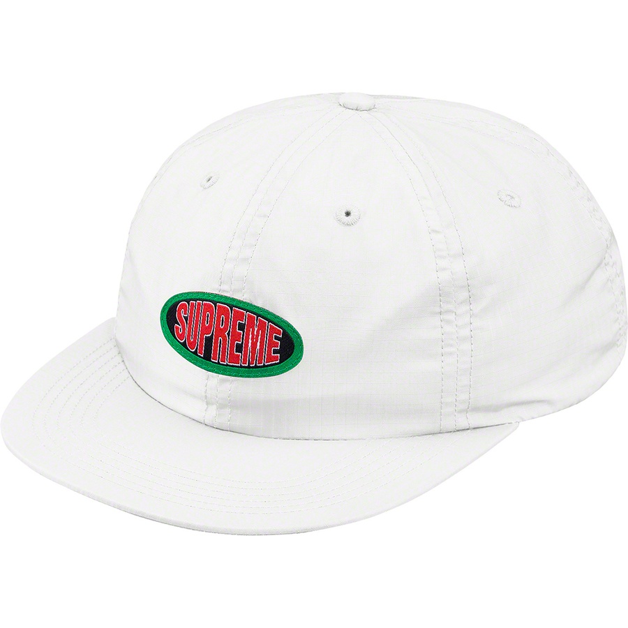 Supreme Oval Label 6-Panel (SS19) - White - $44