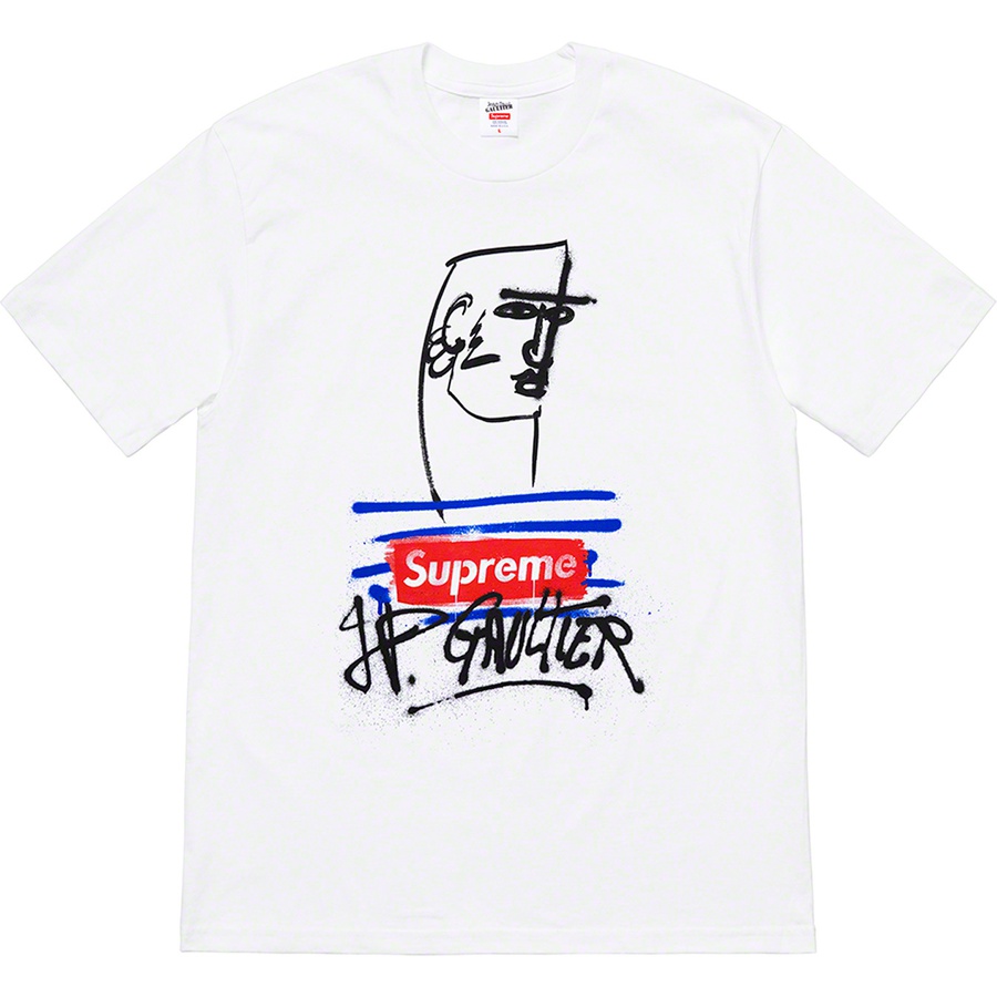 Supreme Supreme Jean Paul Gaultier Tee (SS19) - White - $54