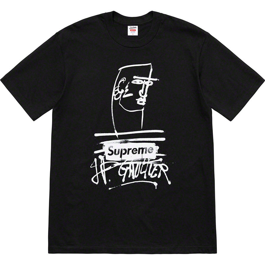 Supreme Supreme Jean Paul Gaultier Tee (SS19) - Black - $54
