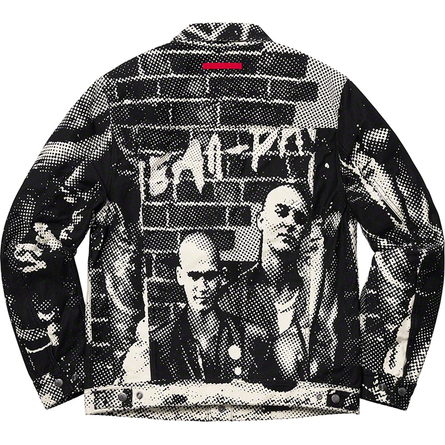 Supreme Supreme Jean Paul Gaultier Fuck Racism Trucker Jacket (SS19) - White - $268