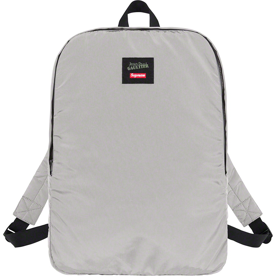 Supreme Supreme Jean Paul Gaultier Reversible Backpack MA-1 (SS19) - Silver - $368