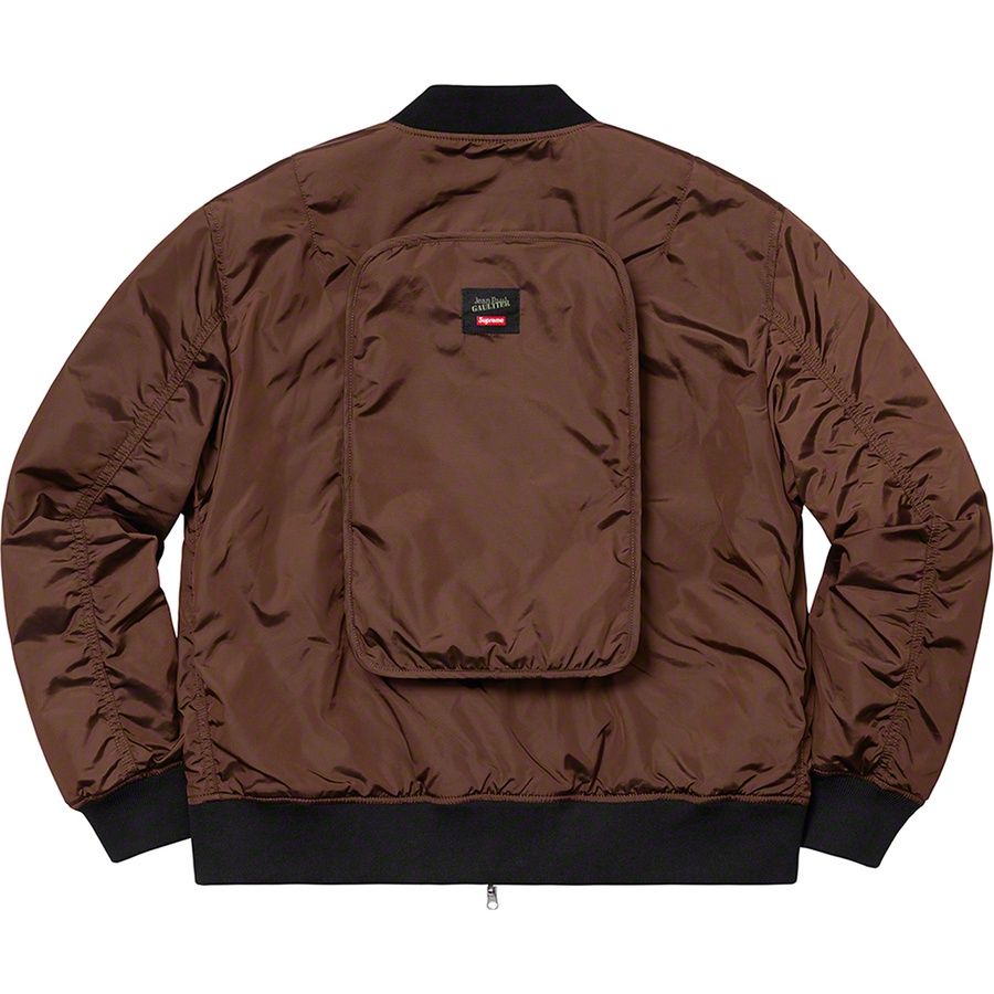 Supreme Supreme Jean Paul Gaultier Reversible Backpack MA-1 (SS19) - Brown - $368