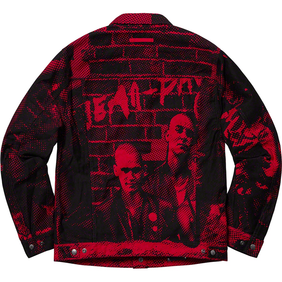 Supreme Supreme Jean Paul Gaultier Fuck Racism Trucker Jacket (SS19) - Red - $268
