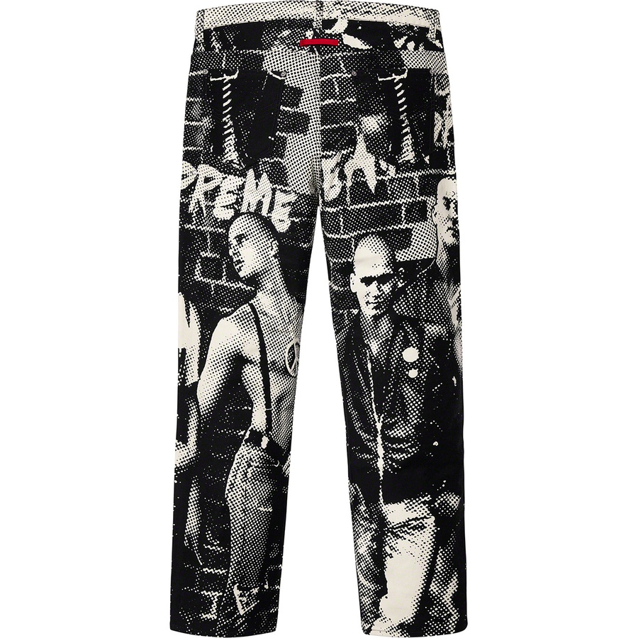 Supreme Supreme Jean Paul Gaultier Fuck Racism Jean (SS19) - White - $178