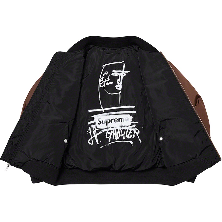 Supreme Supreme Jean Paul Gaultier Reversible Backpack MA-1 (SS19) - Brown - $368