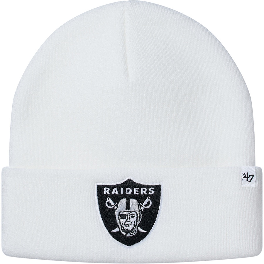 Supreme Supreme NFL Raiders '47 Beanie (SS19) - White - $38