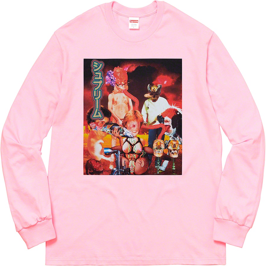 Supreme Sekintani La Norihiro Supreme L S Tee (SS19) - Light Pink - $48