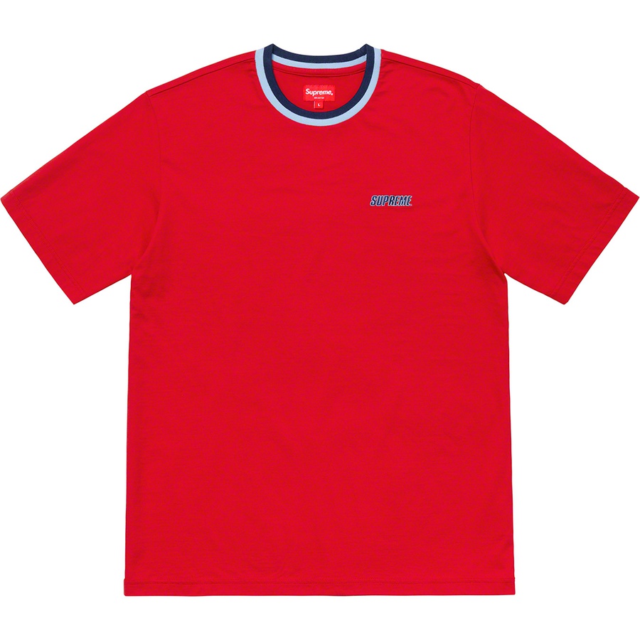 Supreme Split Rib S S Top (SS19) - Red - $78