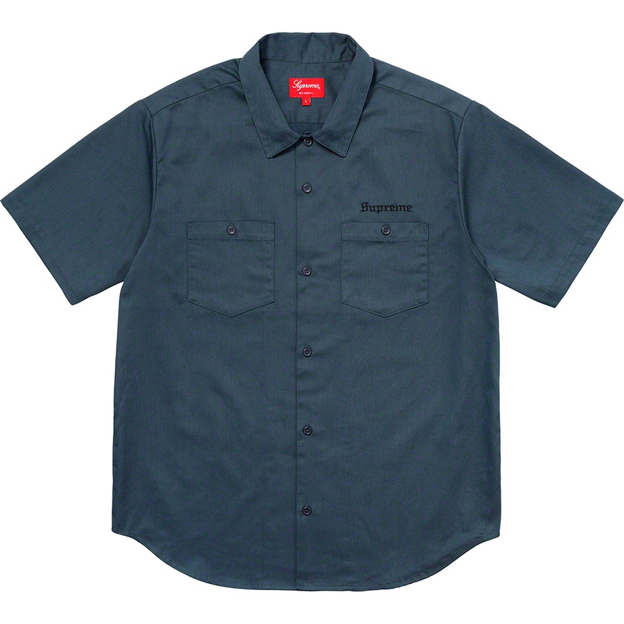 Supreme Sekintani La Norihiro Supreme Work Shirt (SS19) - Light Navy - $138