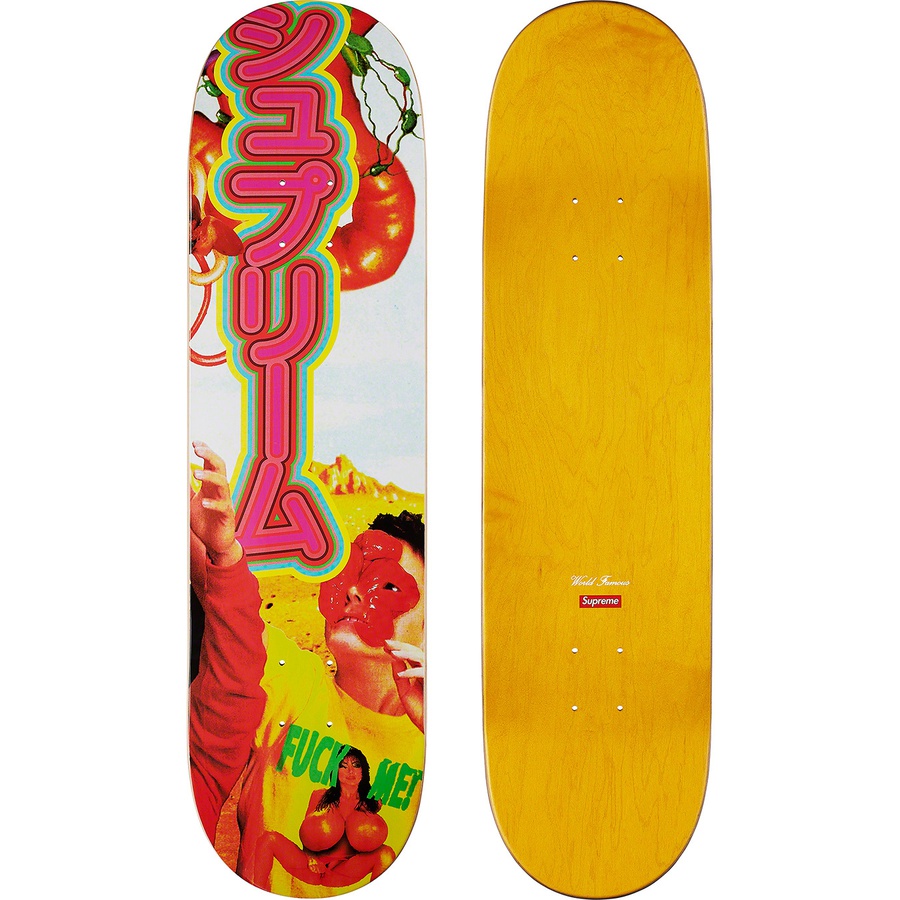 Supreme Sekintani La Norihiro Supreme Skateboard (SS19) - 8.25" x 32.25" - Yellow - $60