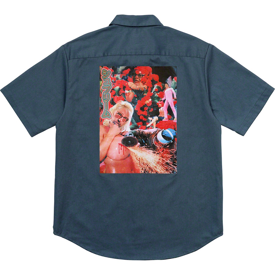 Supreme Sekintani La Norihiro Supreme Work Shirt (SS19) - Light Navy - $138