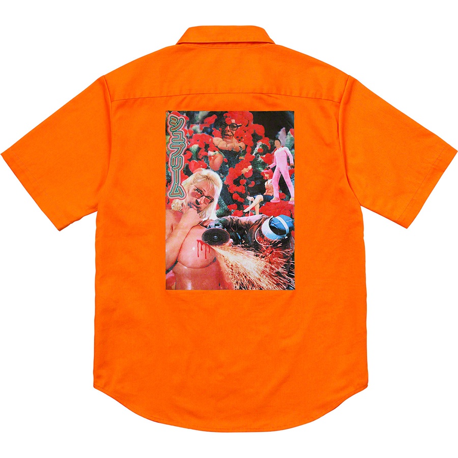 Supreme Sekintani La Norihiro Supreme Work Shirt (SS19) - Orange - $138
