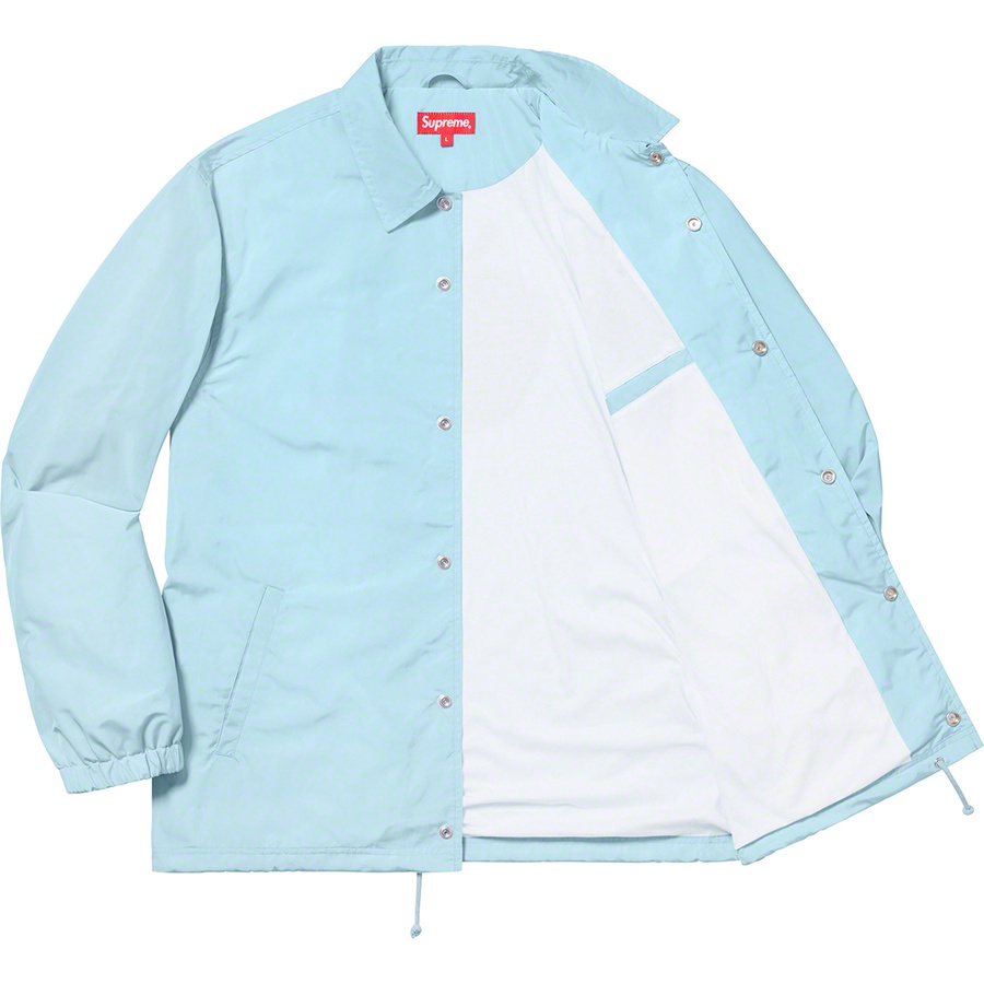 Supreme Apple Coaches Jacket (SS19) - Ice Blue - $158