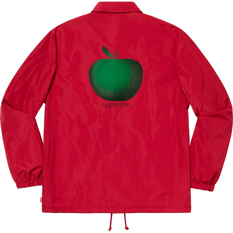 Supreme Apple Coaches Jacket (SS19) - Red - $158