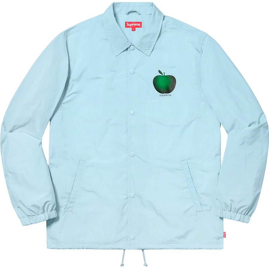 Supreme Apple Coaches Jacket (SS19) - Ice Blue - $158