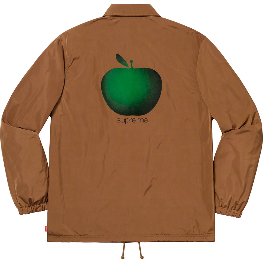 Supreme Apple Coaches Jacket (SS19) - Brown - $158