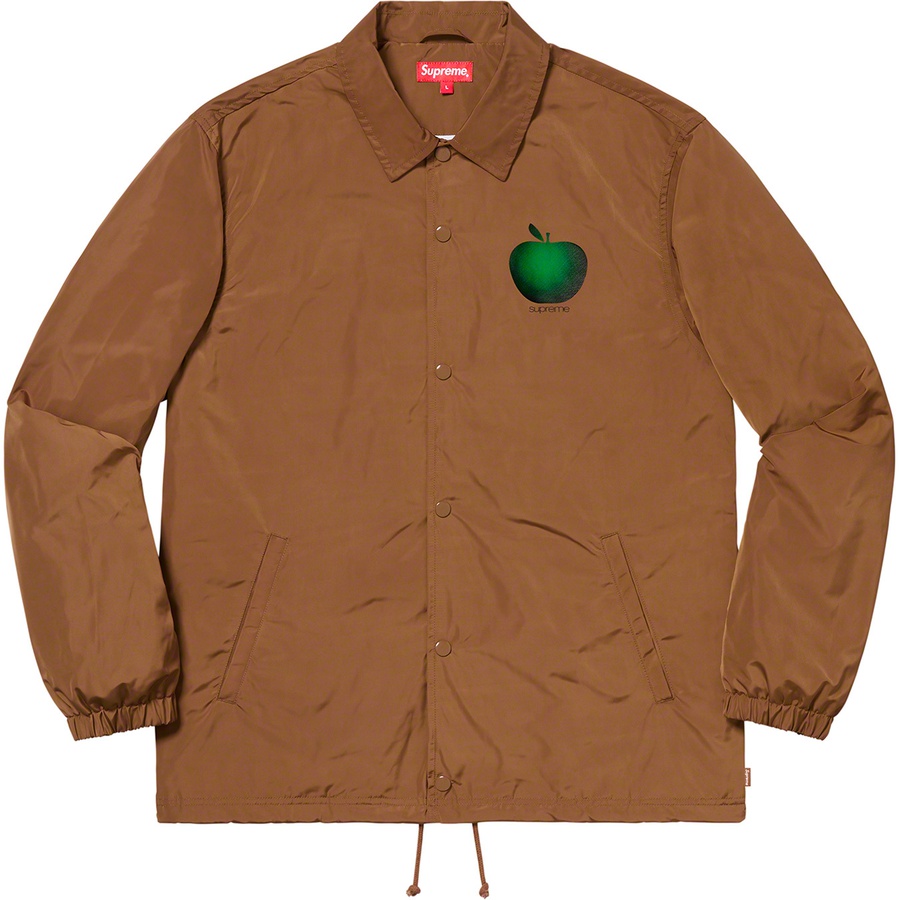Supreme Apple Coaches Jacket (SS19) - Brown - $158