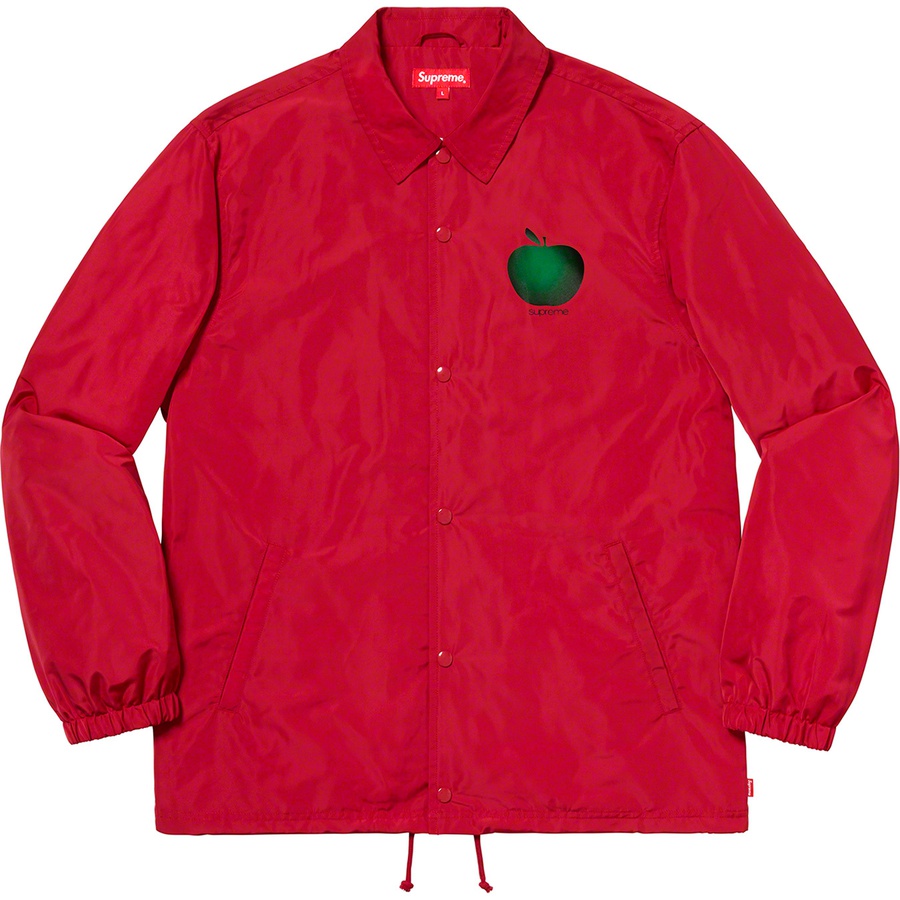 Supreme Apple Coaches Jacket (SS19) - Red - $158