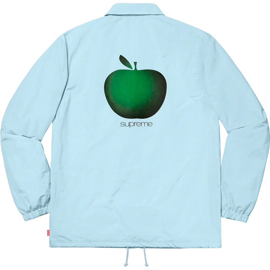 Supreme Apple Coaches Jacket (SS19) - Ice Blue - $158