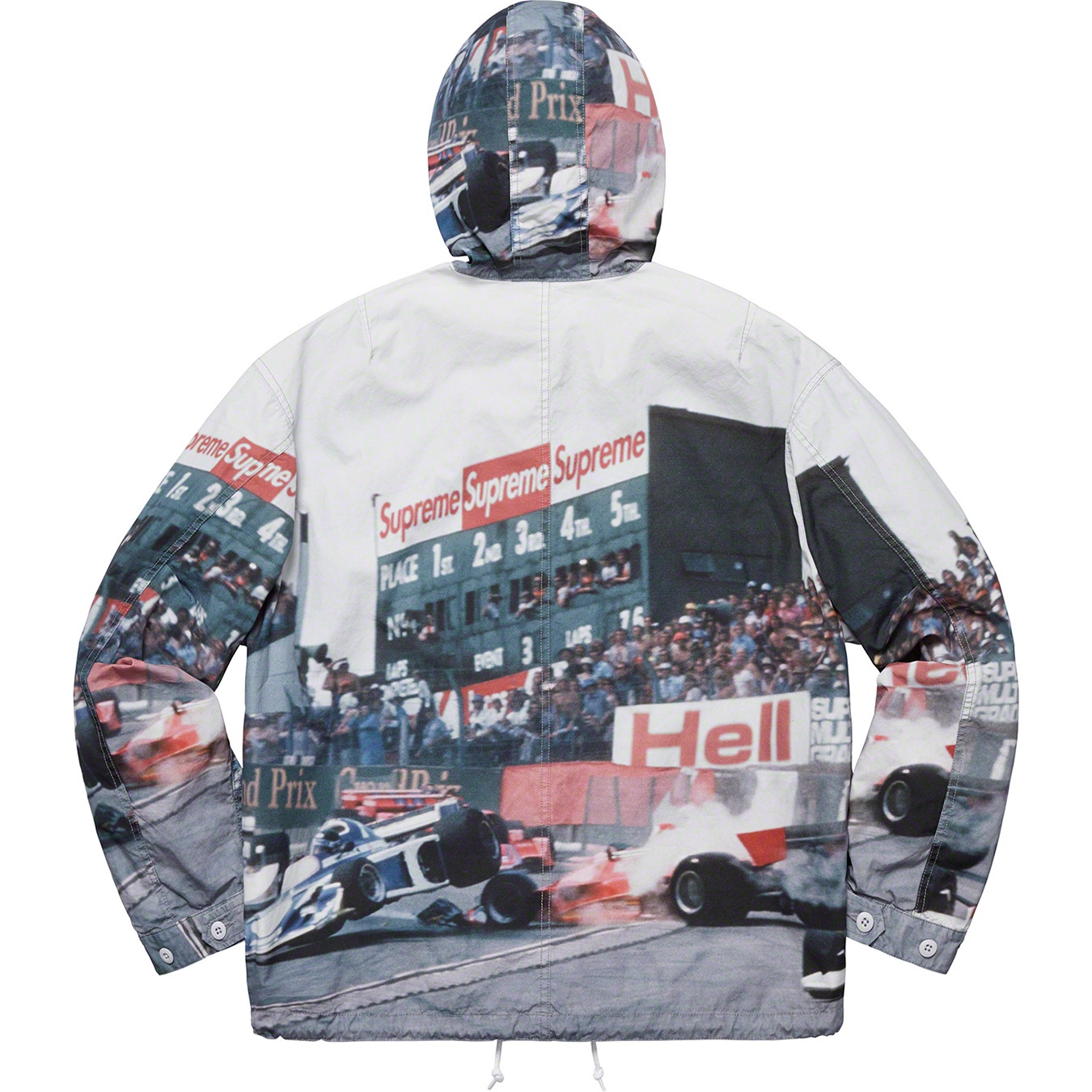 Supreme Grand Prix Parka (SS19) - Multicolor - $328