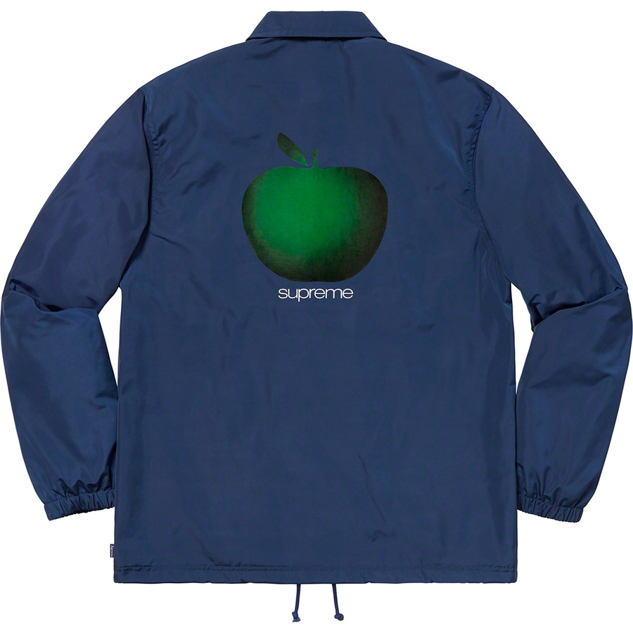 Supreme Apple Coaches Jacket (SS19) - Navy - $158