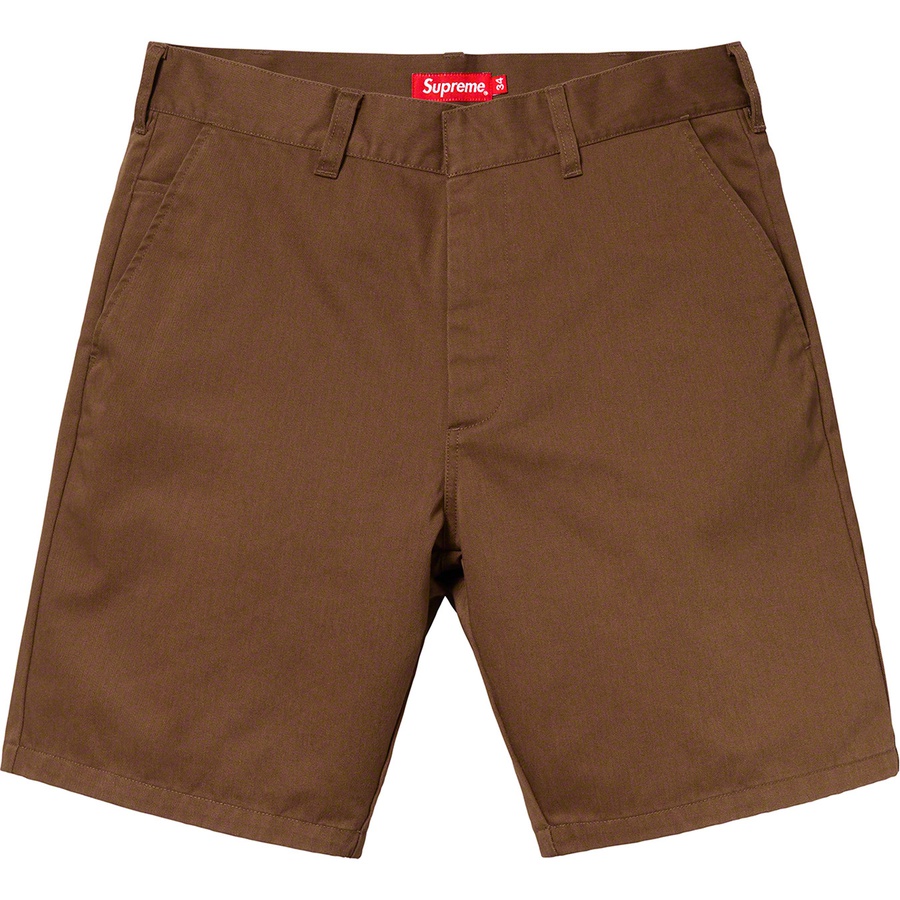 Supreme Work Short (SS19) - Brown - $110