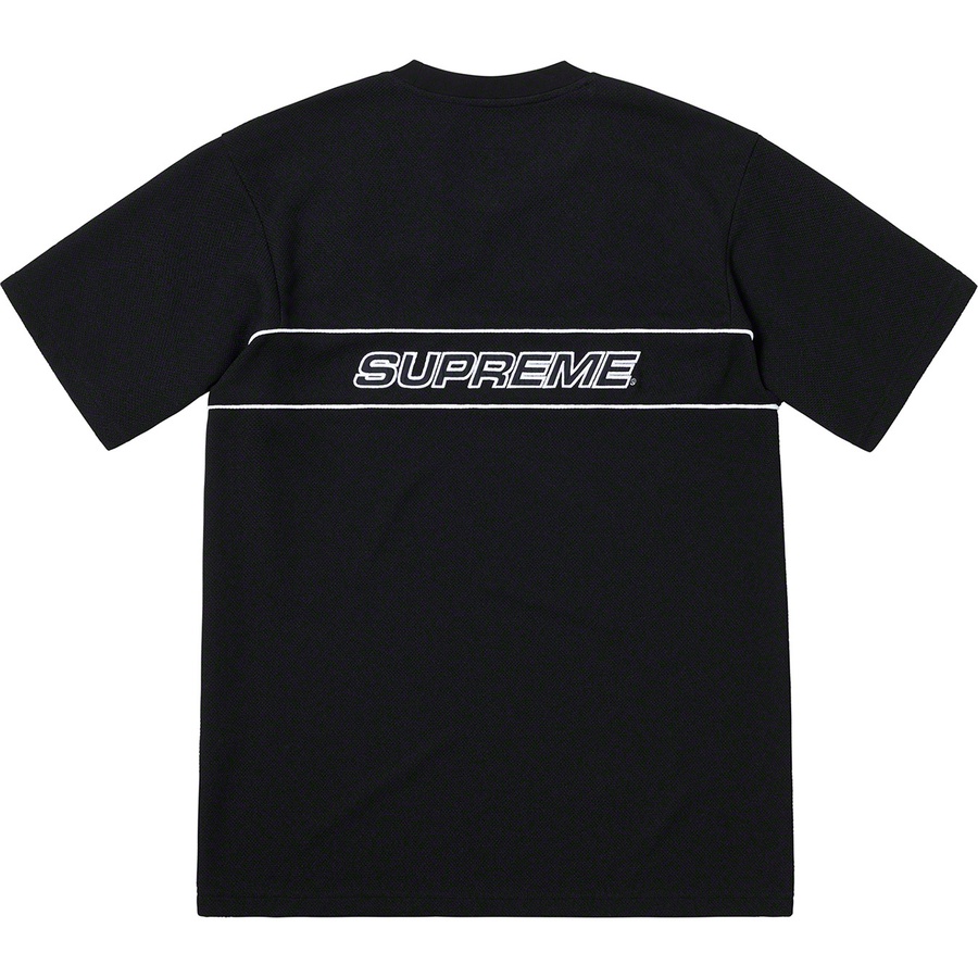 Supreme Piping Practice S S Top (SS19) - Black - $110