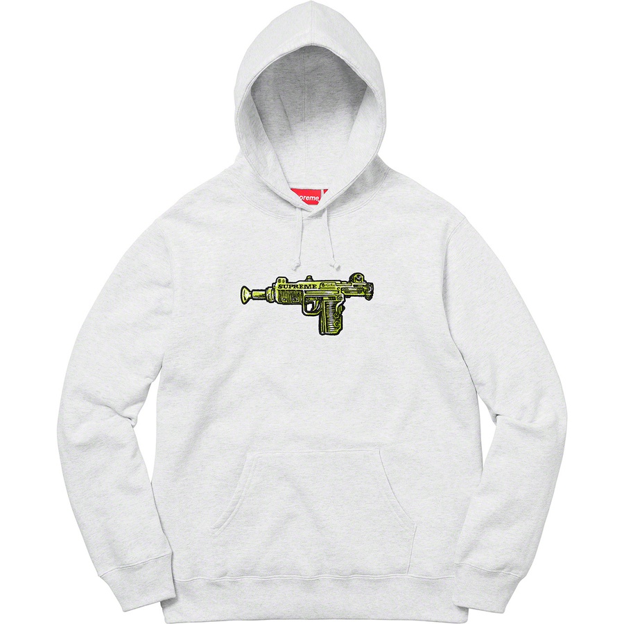 Supreme Toy Uzi Hooded Sweatshirt (SS19) - Ash Grey - $158