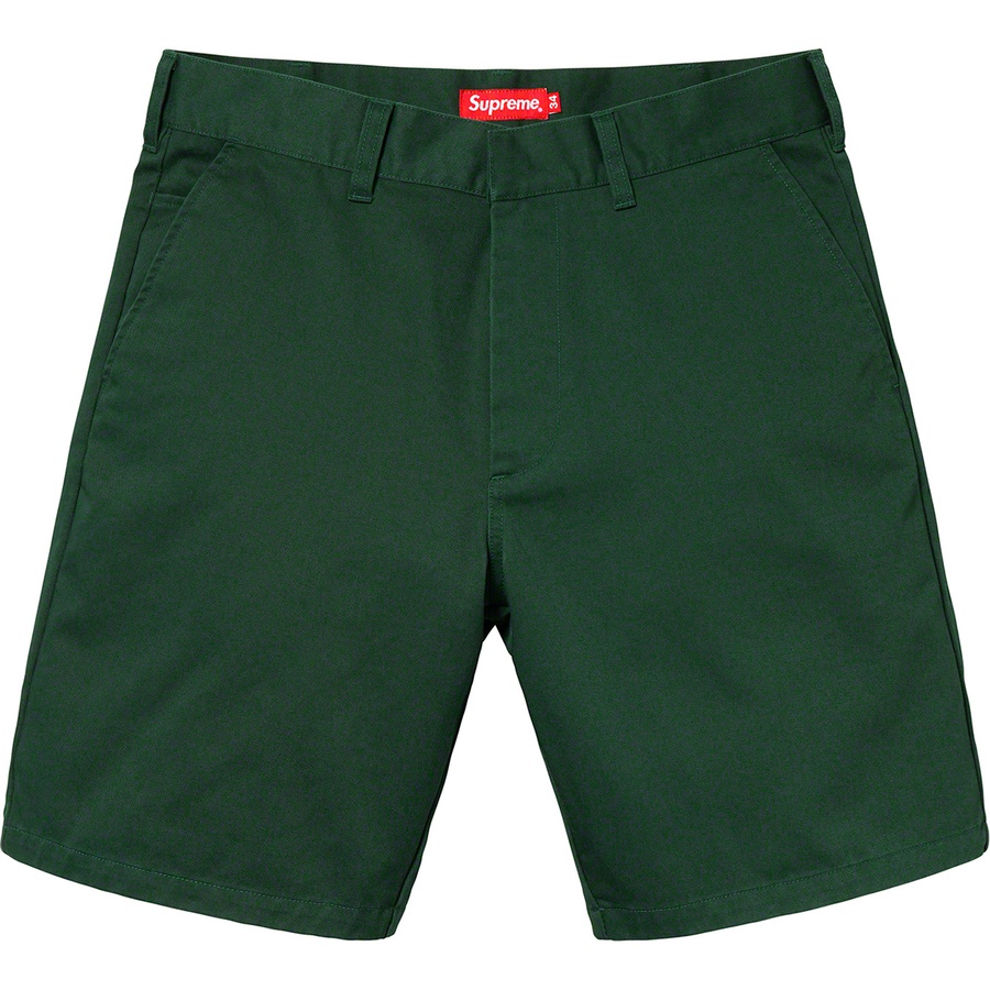 Supreme Work Short (SS19) - Dark Green - $110