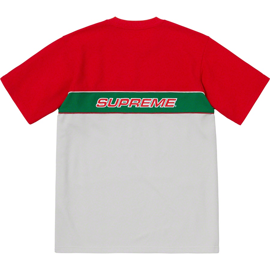 Supreme Piping Practice S S Top (SS19) - Red - $110