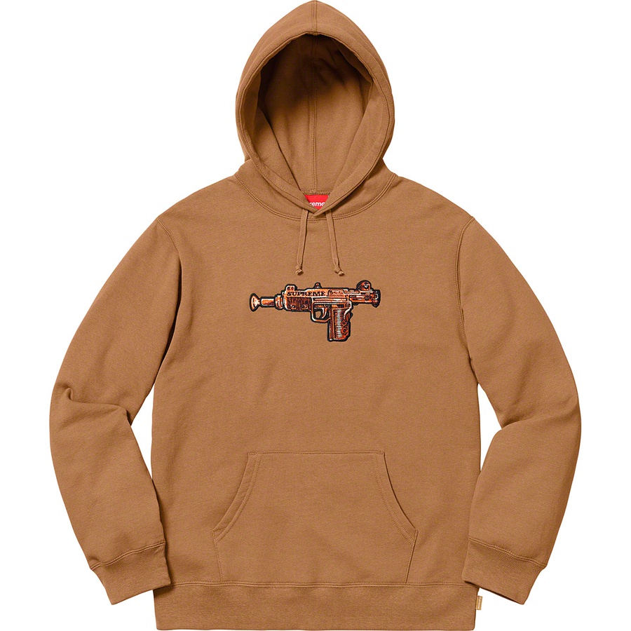 Supreme Toy Uzi Hooded Sweatshirt (SS19) - Brown - $158