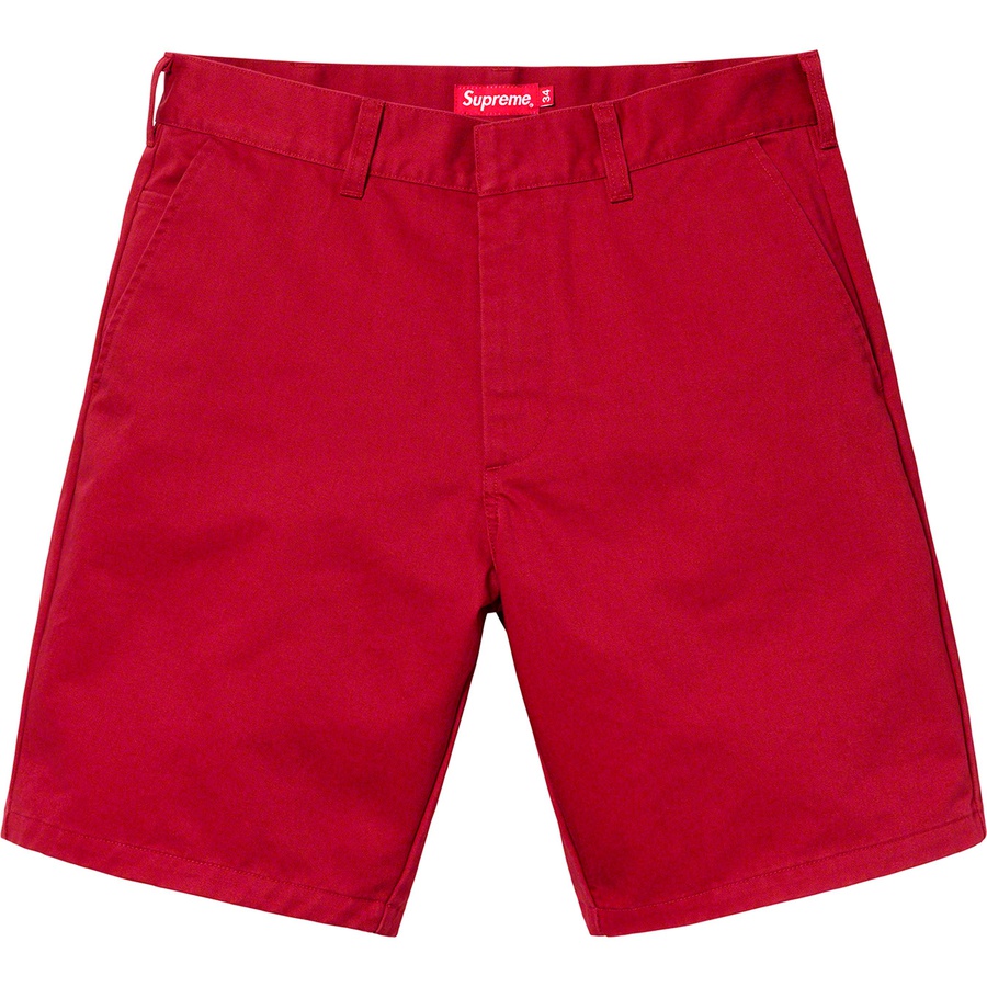 Supreme Work Short (SS19) - Red - $110