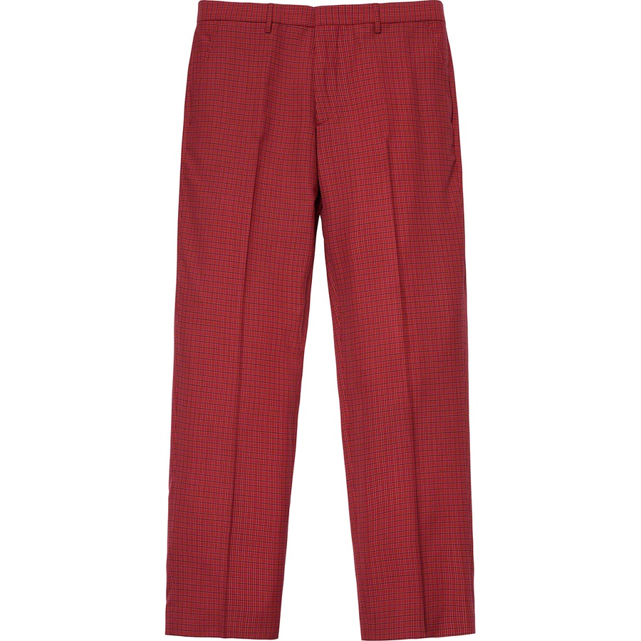 Supreme Plaid Suit (SS19) - Red - $598