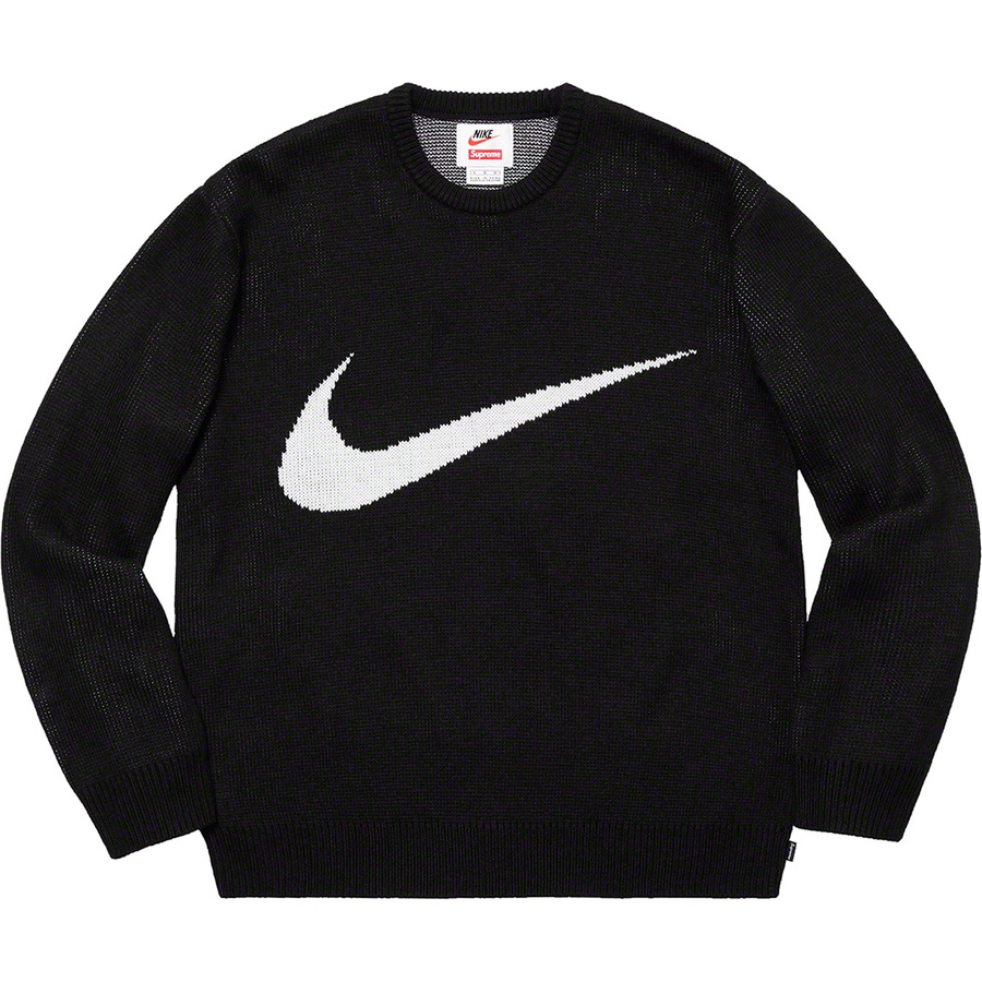 Supreme Supreme Nike Swoosh Sweater (SS19) - Black - $148