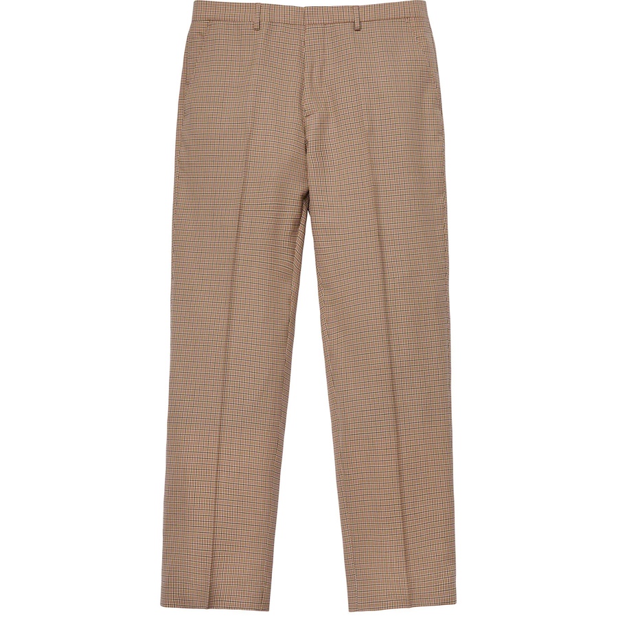 Supreme Plaid Suit (SS19) - Tan - $598