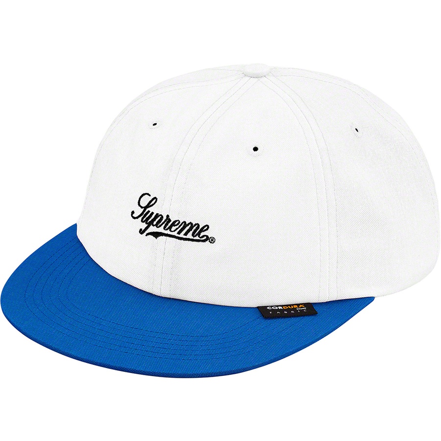 Supreme Cordura Script Logo 6-Panel (SS19) - White - $48