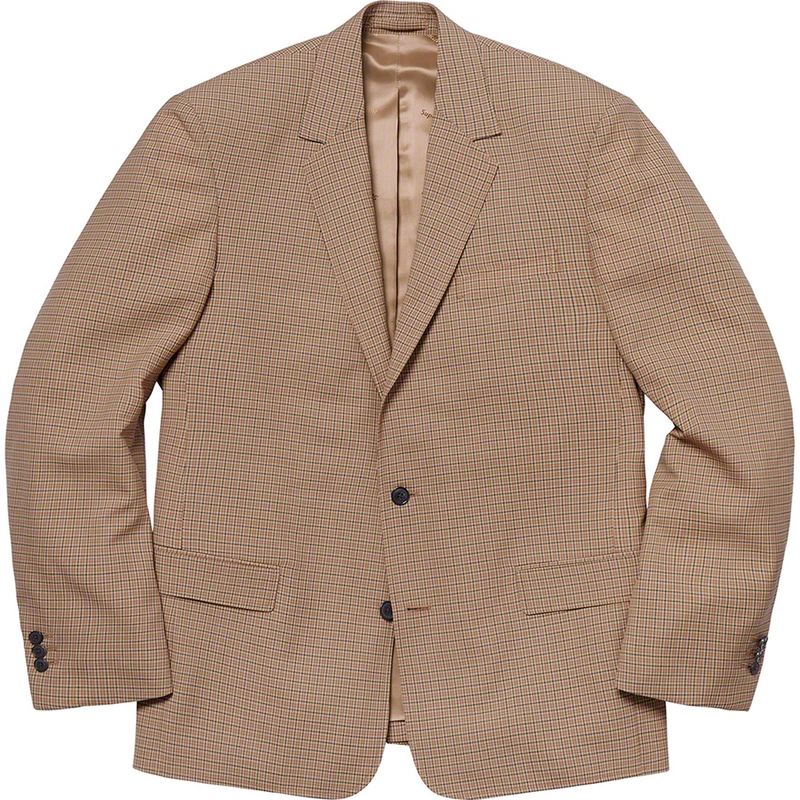 Supreme Plaid Suit (SS19) - Tan - $598