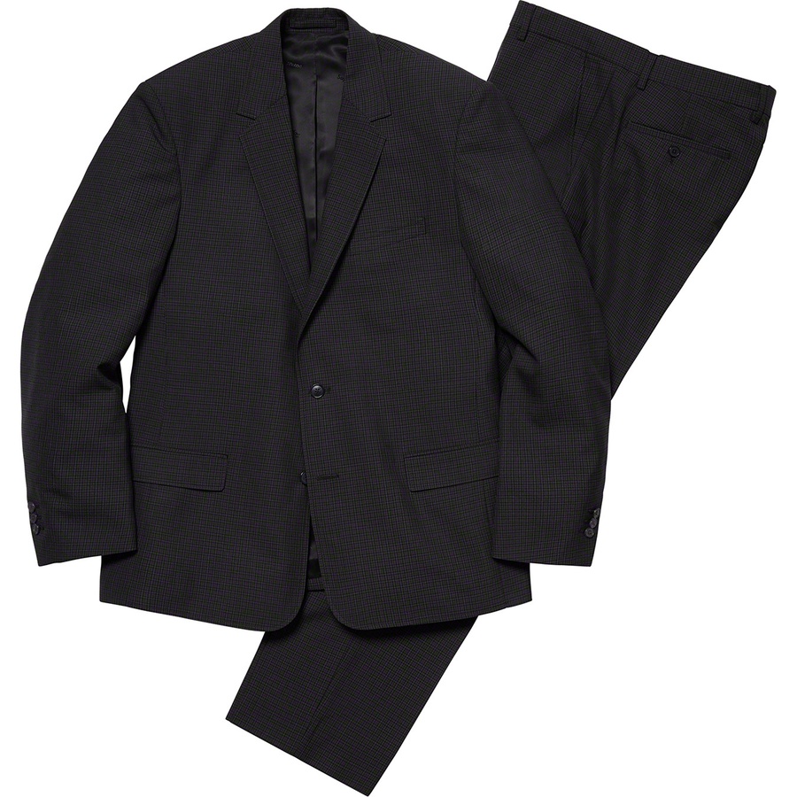 Supreme Plaid Suit (SS19) - Black - $598