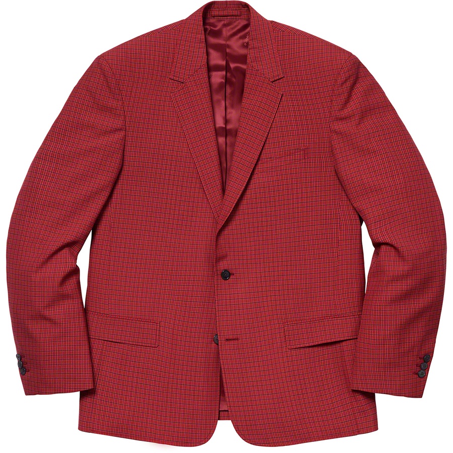 Supreme Plaid Suit (SS19) - Red - $598