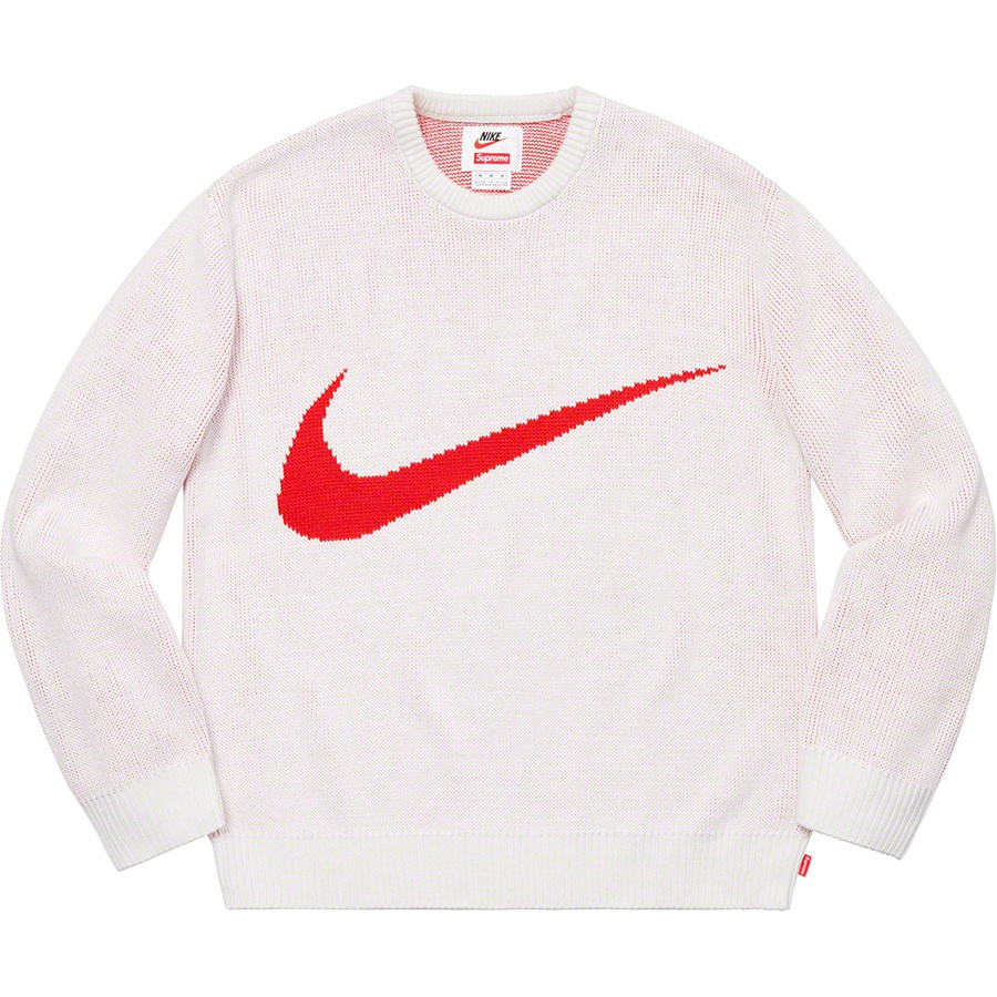 Supreme Supreme Nike Swoosh Sweater (SS19) - White - $148