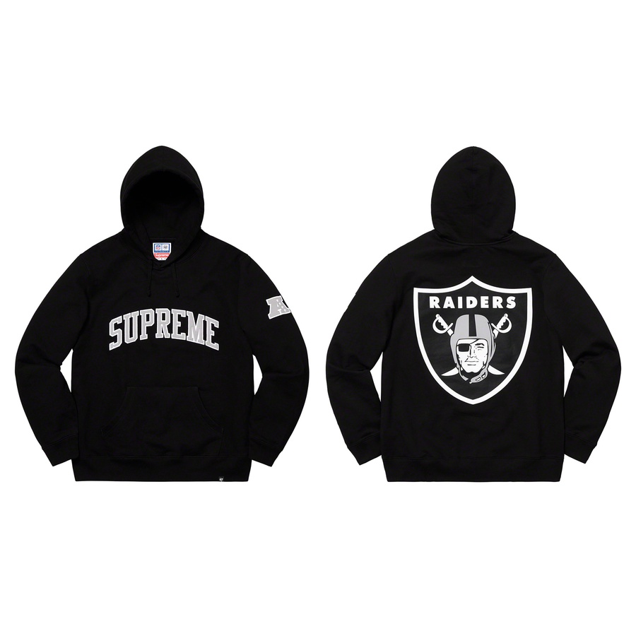 Supreme Supreme NFL Raiders '47 Hooded Sweatshirt (SS19) - $148