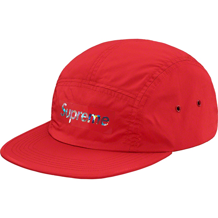 Supreme Holographic Logo Camp Cap (SS19) - Red - $48