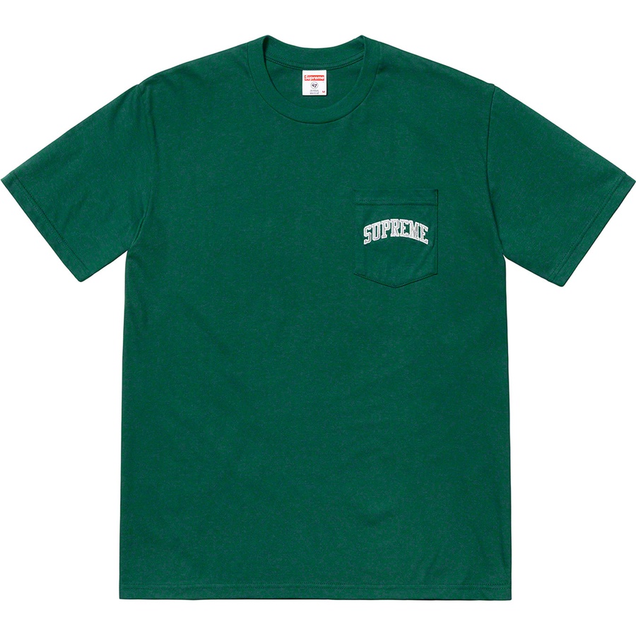 Supreme Supreme NFL Raiders '47 Pocket Tee (SS19) - Dark Green - $48