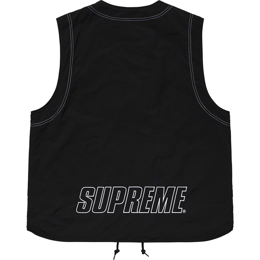 Supreme Nylon Cargo Vest (SS19) - Black - $138